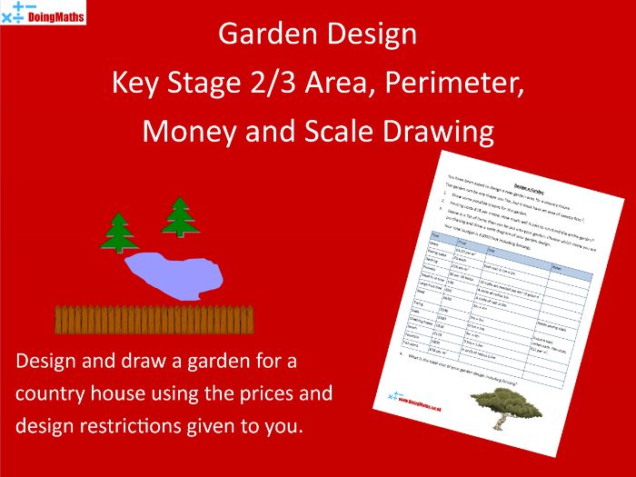 Designing a Garden Activity Worksheet Teaching Resources