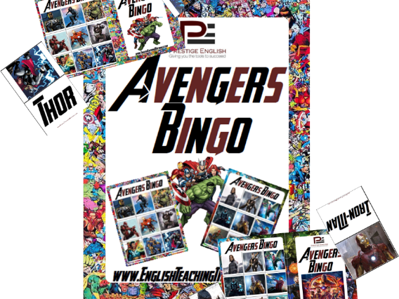 Marvel's Avengers Bingo | Fun Classroom Game