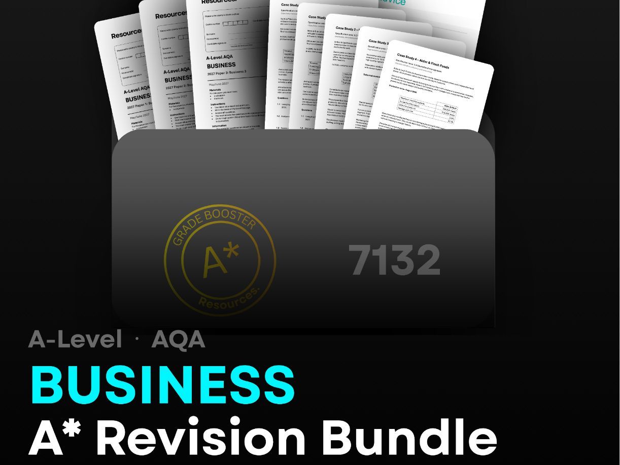 A-Level AQA Business: A* Revision Bundle 2027