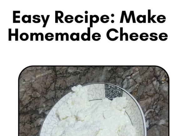 Homemade Cheese Recipe –Visual Support