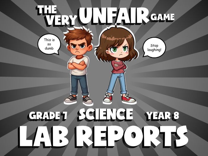 Lab Reports VERY UNFAIR GAME | No-Prep Year 8 Science Review Activity