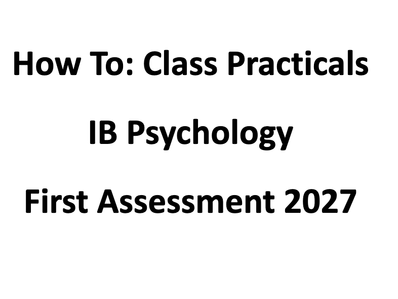 How to: Class Practical
