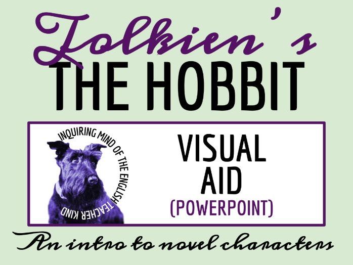 The Hobbit Introductory PowerPoint Presentation on Characters, Conflicts, Plot