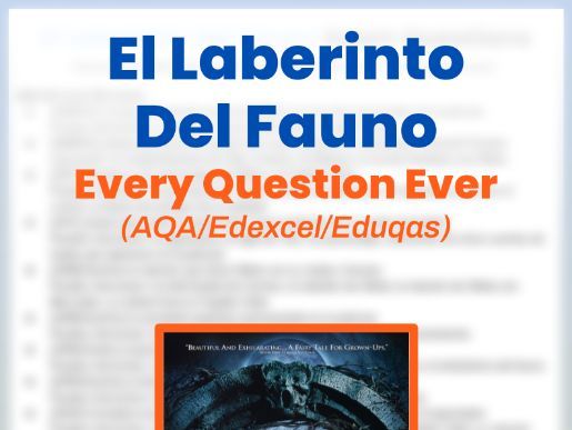 El Laberinto Del Fauno Every Question Ever | A-Level Spanish