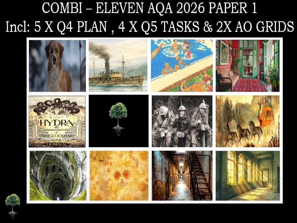 ELEVEN | AQA PAPER 1 | 2026 FULL MOCKS | Q4 PLAN | Q5 TASKS | AO GRIDS