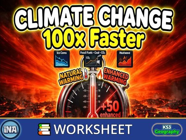 Climate Change - KS3 Geography Worksheet