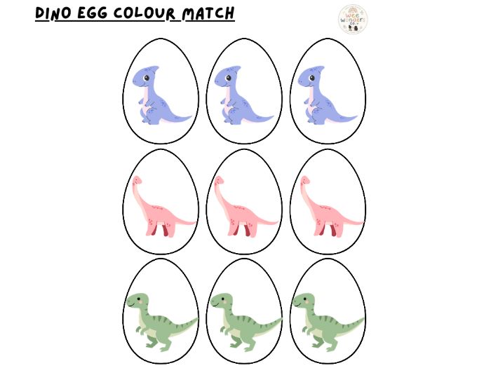 Dinosaur Colour Match