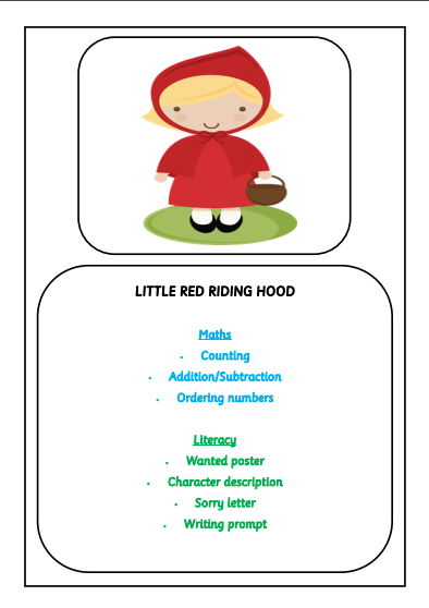Traditional tales set: Little red riding hood | Teaching Resources
