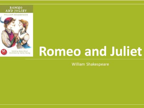 UKS2 English unit: Romeo and Juliet Shakespeare