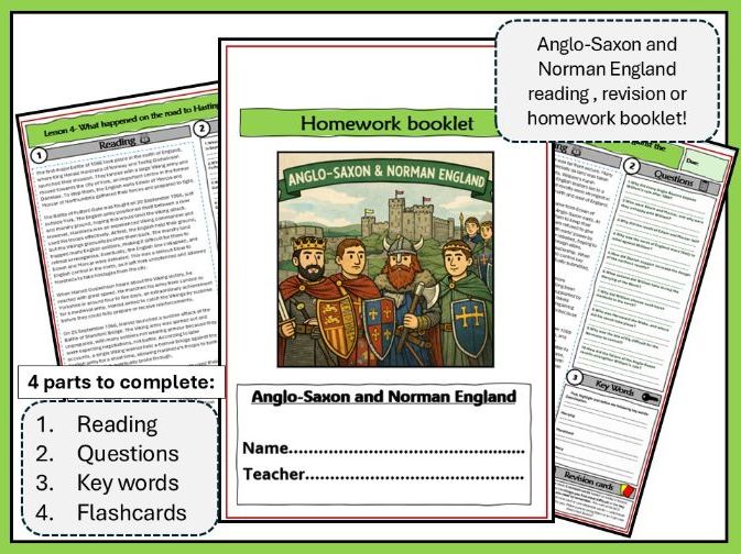 Anglo-Saxon and Norman England Revision
