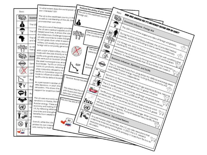 H Modern USA World Power Influence