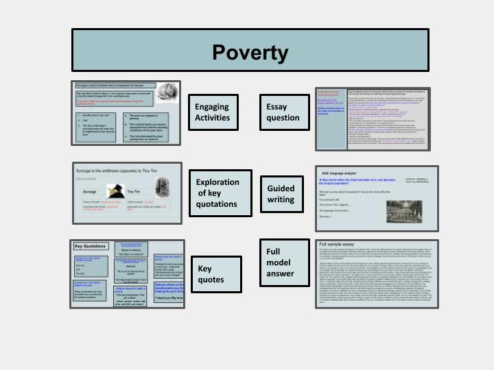 Poverty in 'A Christmas Carol': revision lesson and model answer
