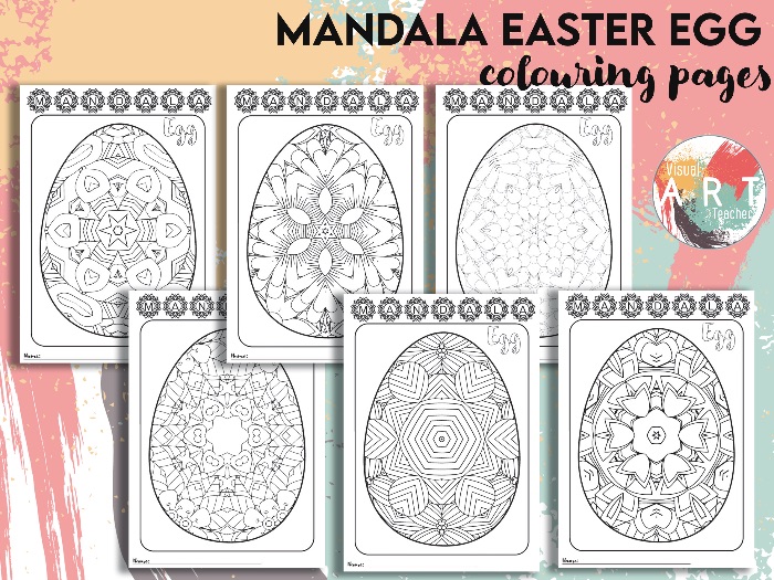 Mandala Egg Designs