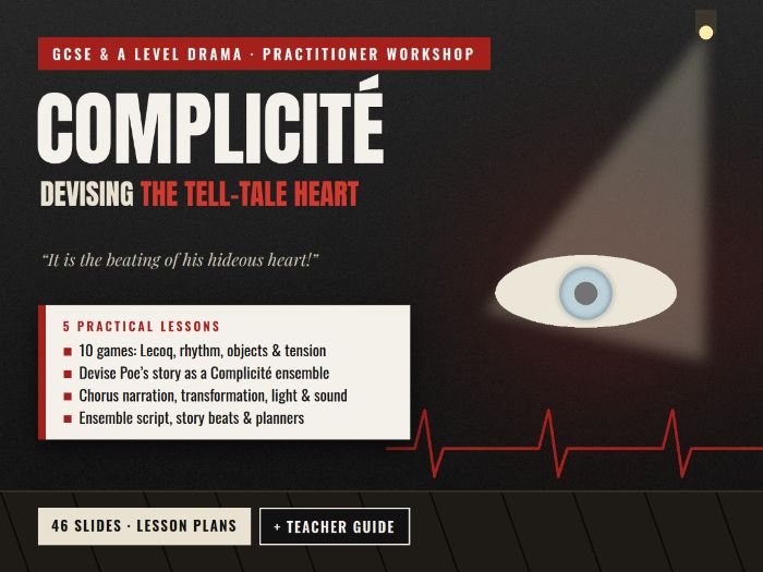 GCSE & A Level Drama Complicité Workshop