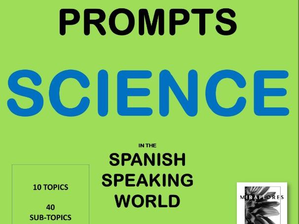 BILINGUAL WRITING PROMPTS: SCIENCE in the SP speaking world