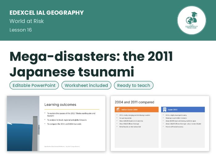 Mega-disasters: the 2011 Japanese tsunami – Edexcel IAL Geography