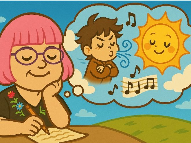 A fable in song. Sun and wind.