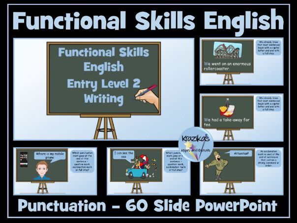 Entry Level 2 Functional Skills English - Punctuation
