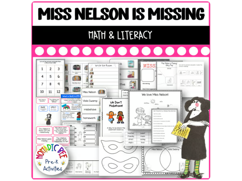 Miss Nelson is Missing Activities
