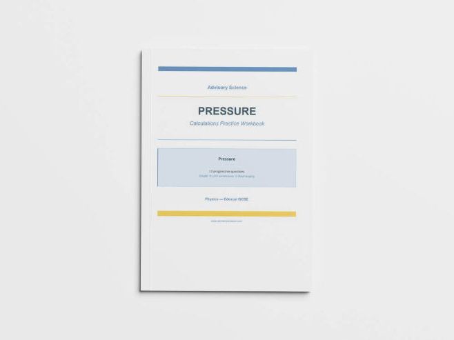 Pressure - Edexcel GCSE Physics Calculation Practice Book