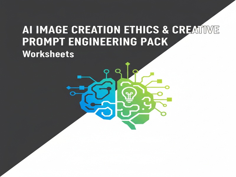 AI Image Creation Ethics & Creative Prompt Engineering Pack Worksheets