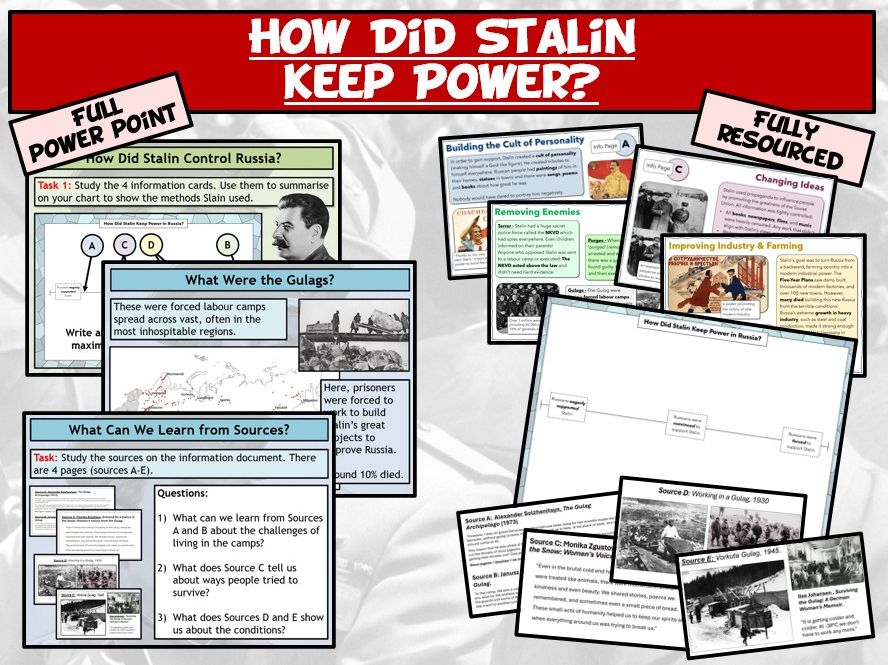 Dictators L4 - How Did Stalin Control Russia?