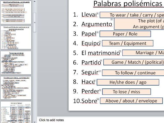 GCSE Reading and Listening Revision - Vocabulary Exam Traps
