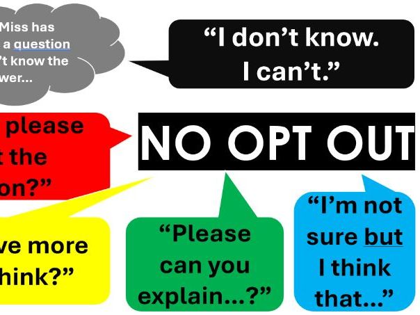 No Opt Out Question Poster
