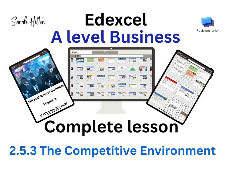 Edexcel A Level Business 2.5.3 The Competitive Environment (complete lesson) 253