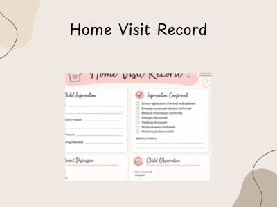 Home Visit Record