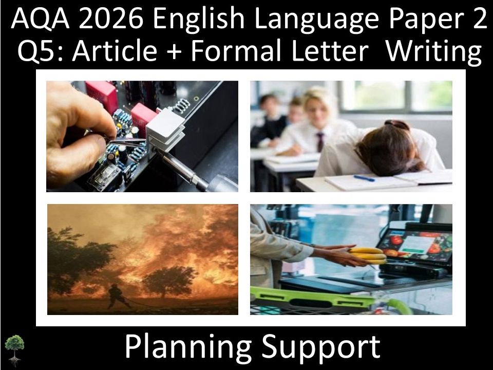 Four Question 5: AQA 2026 English Language Paper 2 | Planning