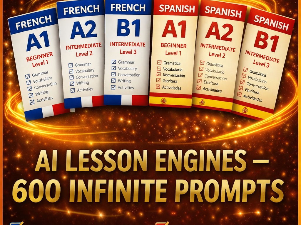 SwiftFrench & SwiftSpanish AI Lesson Prompt Pack Bundle — MFL Teacher Edition