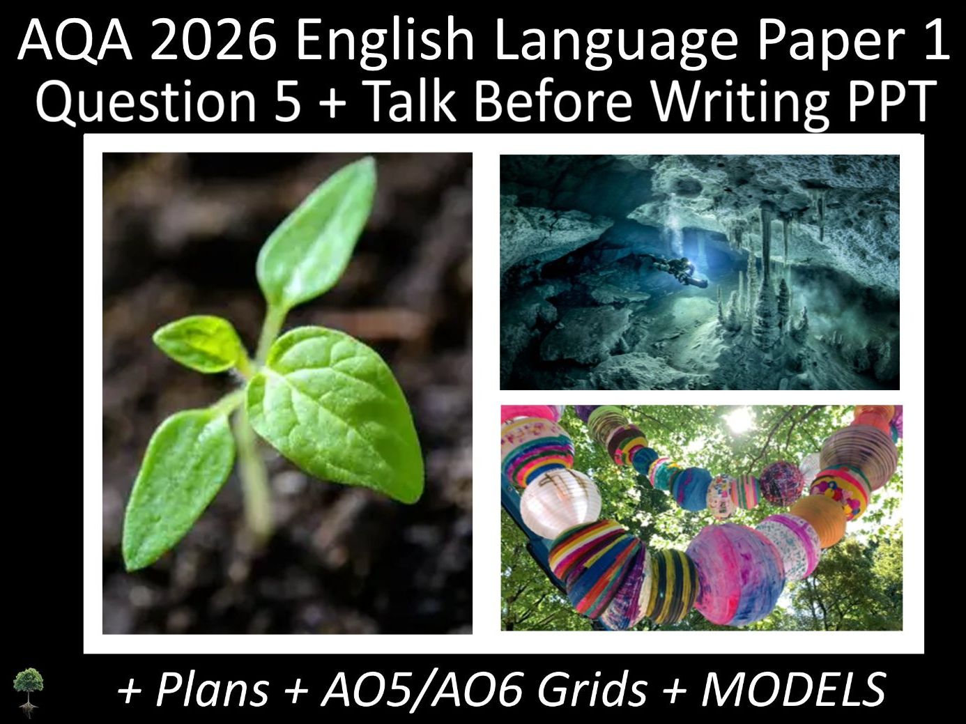 Three Question 5 - AQA 2026 English Language Paper 1| Oracy, Plans, AO Grids, Models + PPT