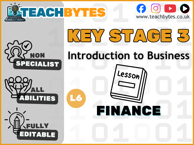 Lesson 6: Finance Lesson