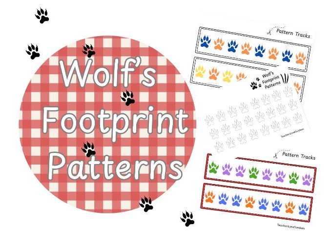 Wolf's Footprint Patterns (Little Red Riding Hood)