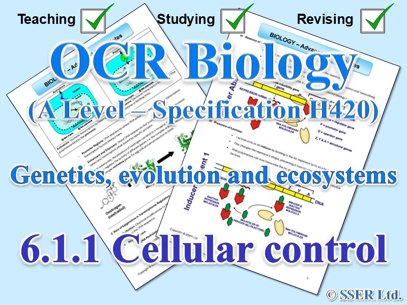 BIOA_OCR Topic Notes: 6.1.1 Cellular control