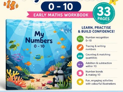 My numbers 0-10 workbook