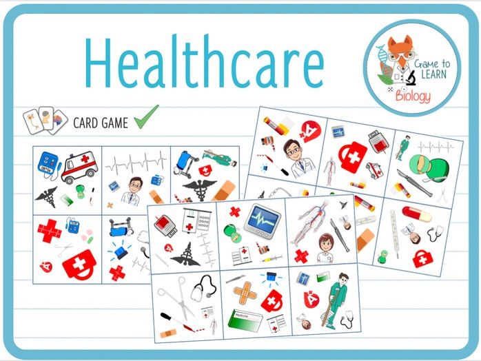 Healthcare Card Game (KS3/4/5) Teaching Resources