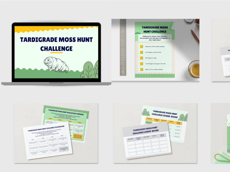 Moss Hunt | Tardigrade Science STEM Challenge Activity for Kids