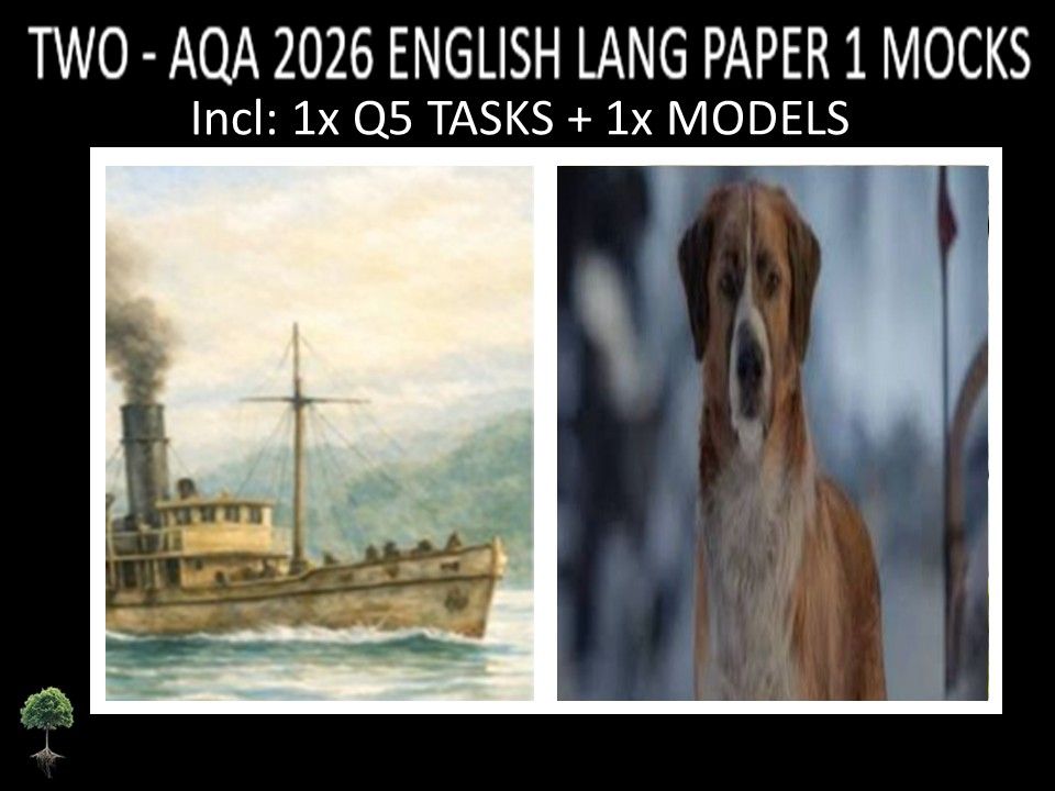 TWO - AQA PAPER 1 | 2026 FULL MOCKS | Q5 TASKS | MODELS