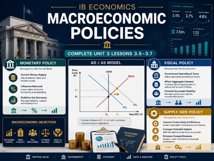 Economics Macroeconomic Policies Pack