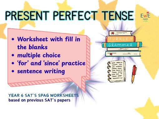 Present Perfect Worksheet including 4 activities with Answers
