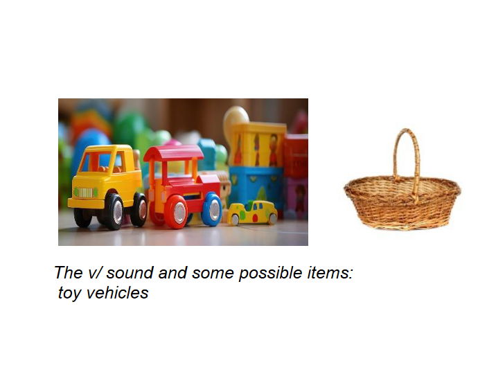 Sound Baskets! We are going to gather small items around the classroom and playground that begin wit