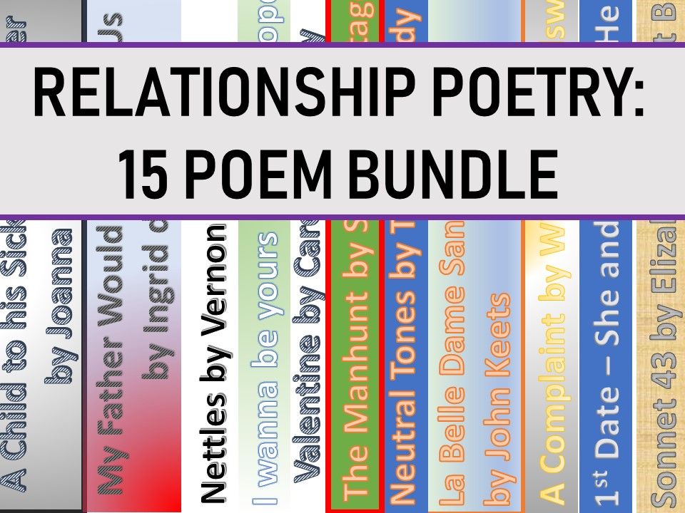 Relationships Poetry Bundle