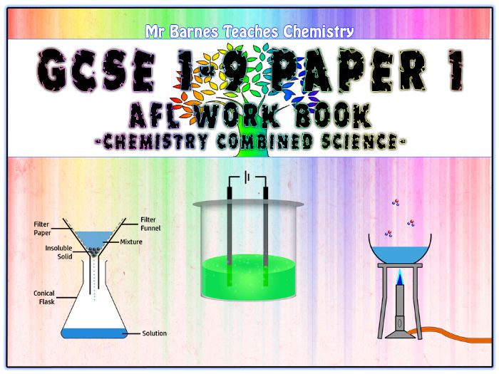 GCSE Combined Science 1-9 - Chemistry Paper 1 AfL Work Book