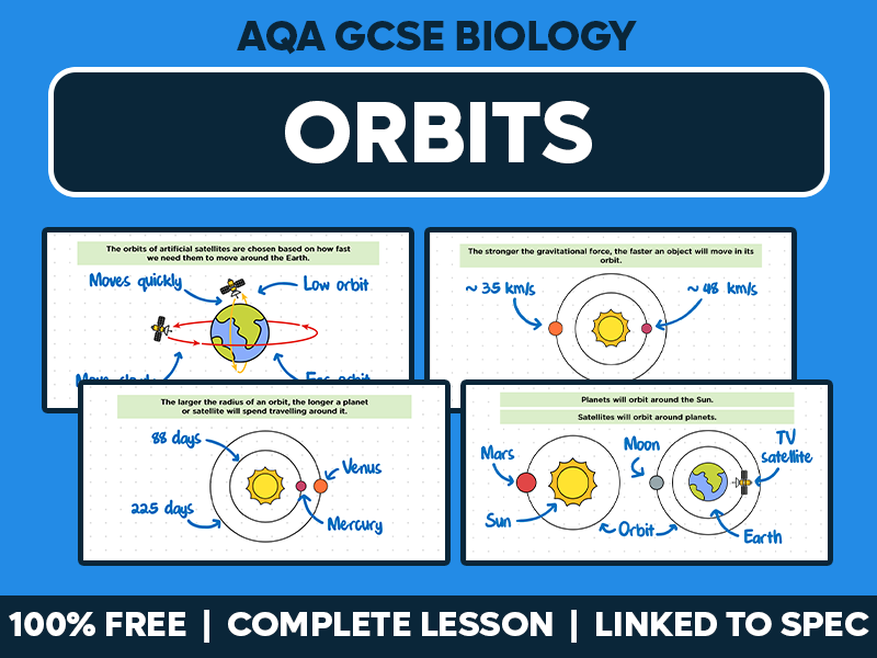 GCSE AQA Physics Complete Lesson - Orbits