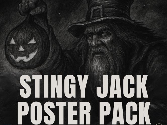 Stingy Jack | Halloween Posters for KS1–KS2 EAL (A3 Display Pack + QR Quiz)
