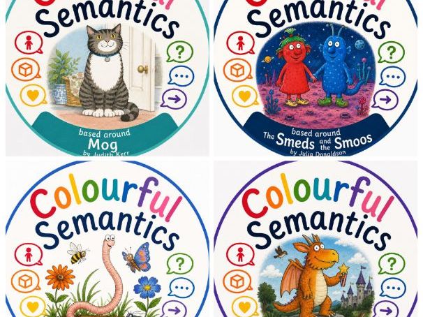 Colourful Semantics - BUNDLE - With words