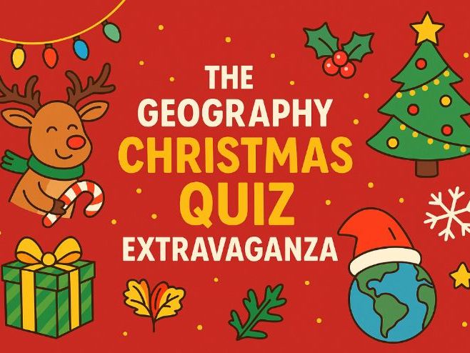 KS3 Christmas Geography Quiz – Fun Festive End of Term Activity