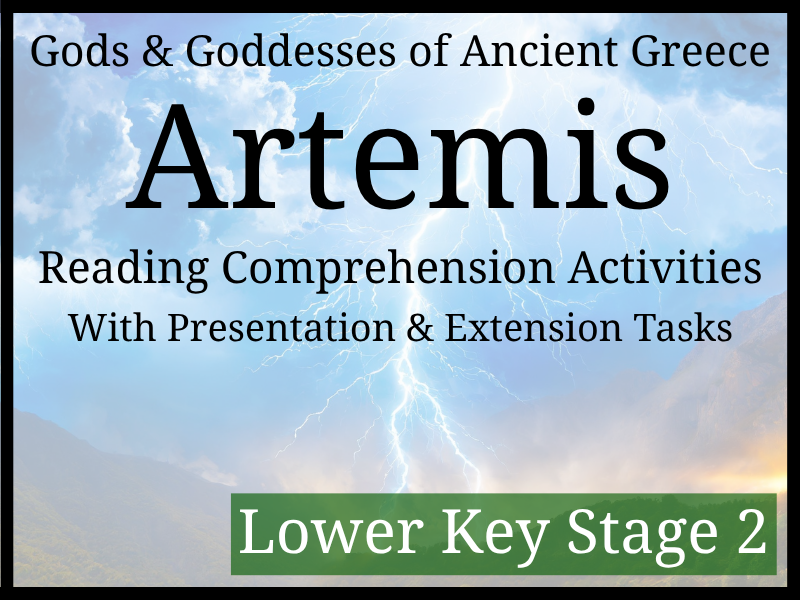 Artemis Reading Comprehension Activities | Year 3 & Year 4 | LKS2